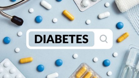 Image showing medication for diabetes and for the reduction of blood sugar level.