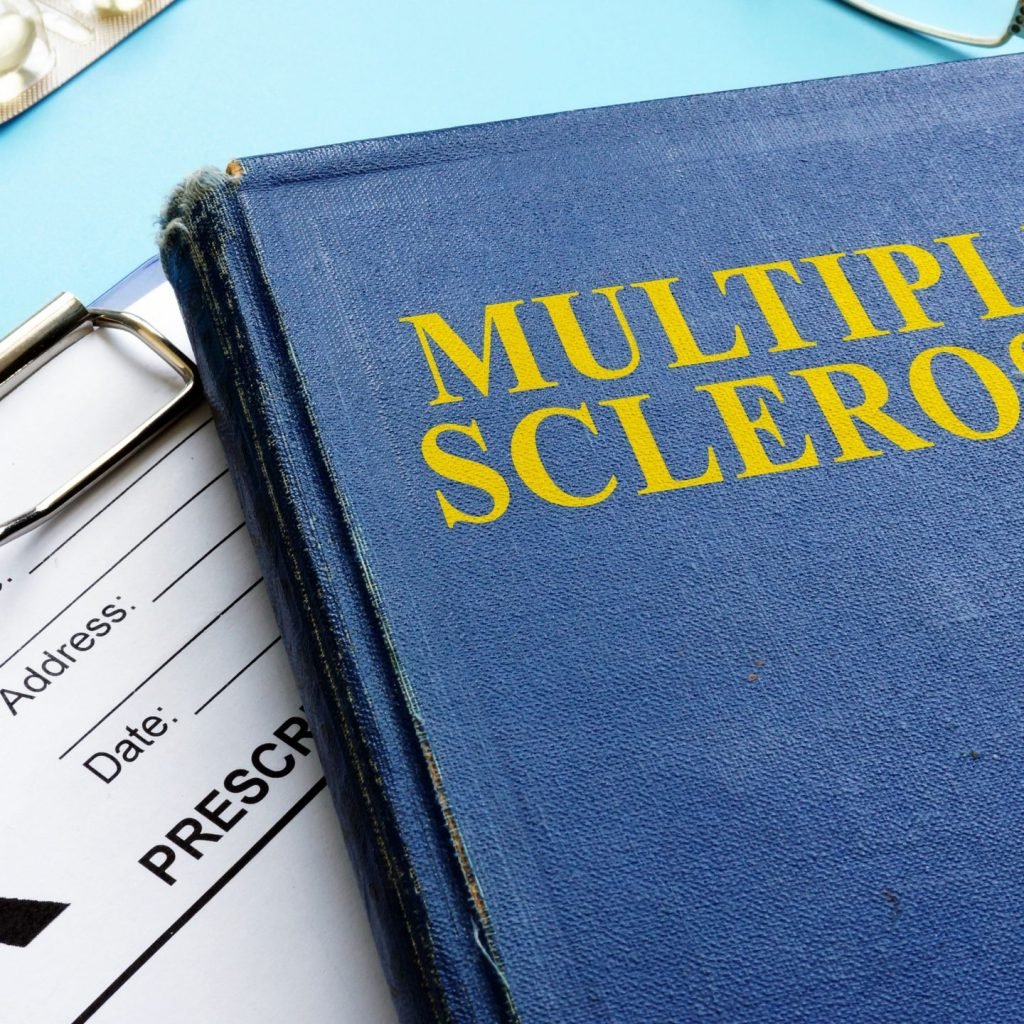 An image of a book on Multiple Sclerosis (MS).
