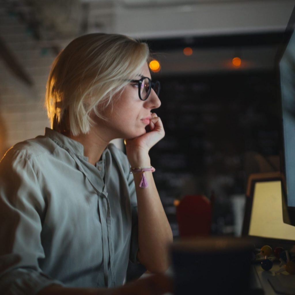 A woman on irregular shifts